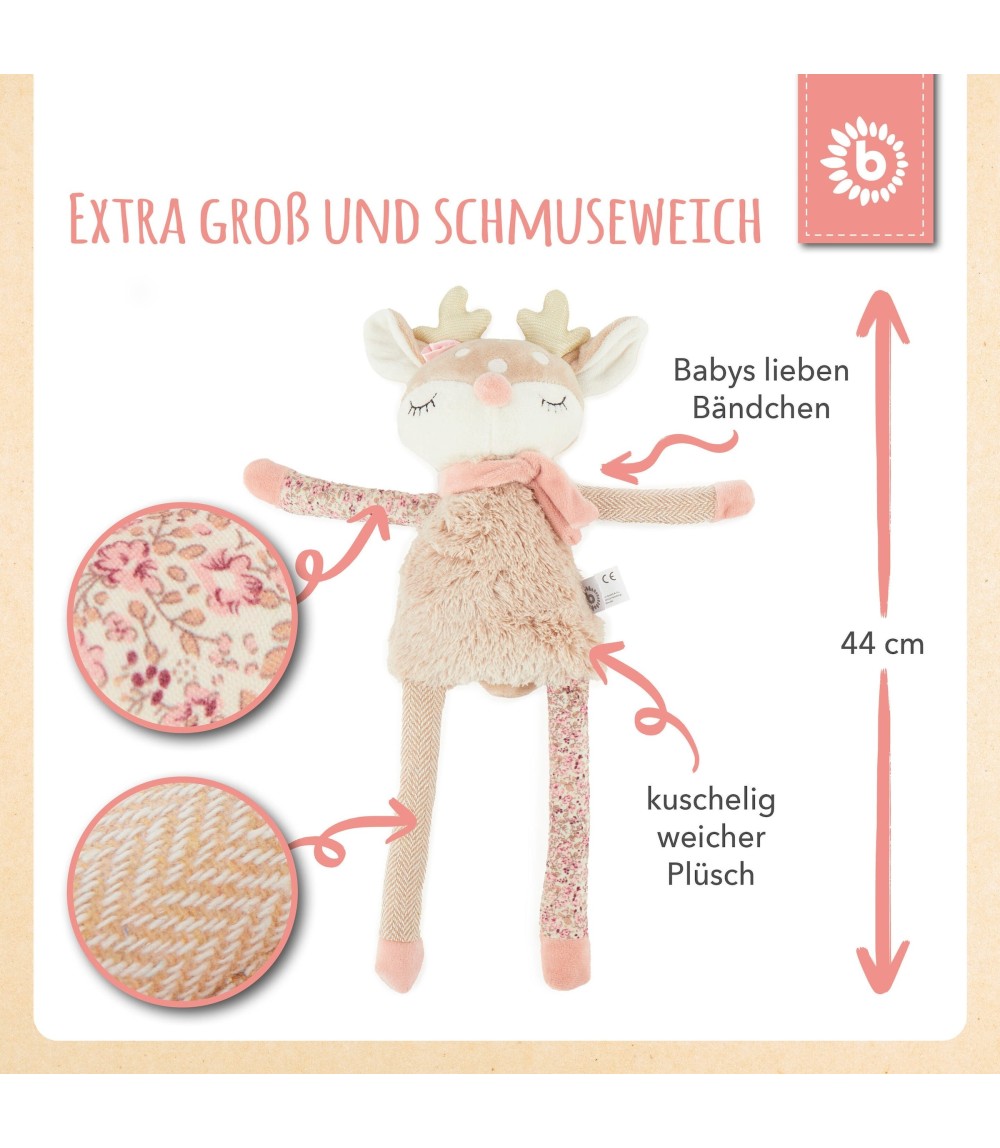 Kuscheltier Großes Reh - ab Geburt