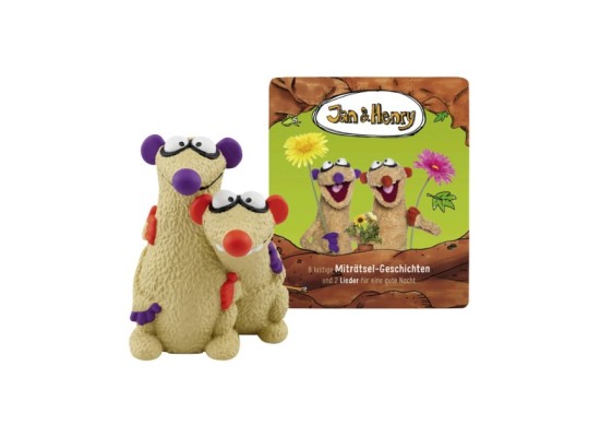 Tonie Hörfigur Jan & Henry - 8 lustige Miträtsel-Geschichten und 2 Lieder für eine gute Nacht