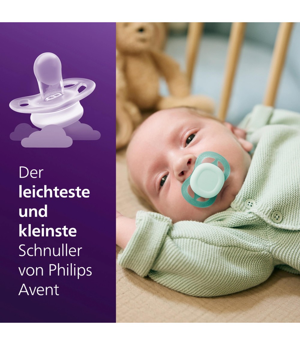 2er-Pack Schnuller ultra start, 0-2M
