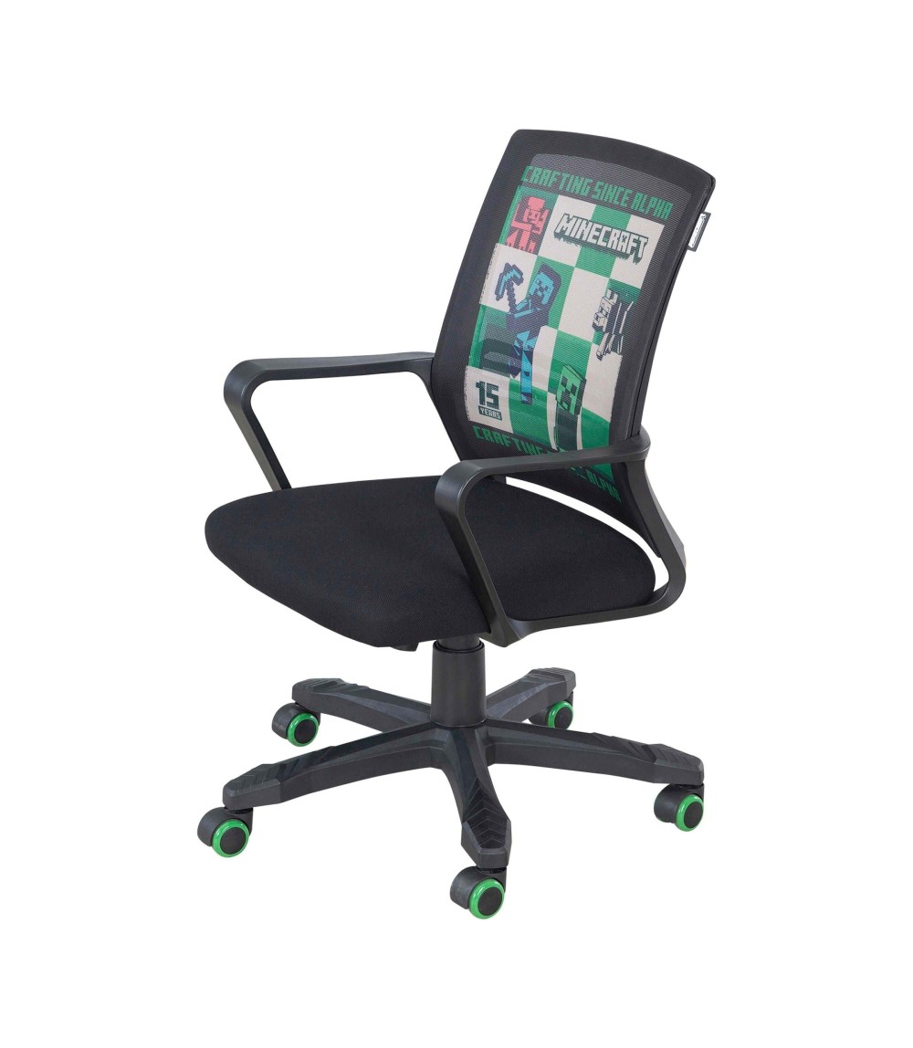 Gamingstuhl, stufenlos höhenverstellbar, Wippmechanik MINECRAFT