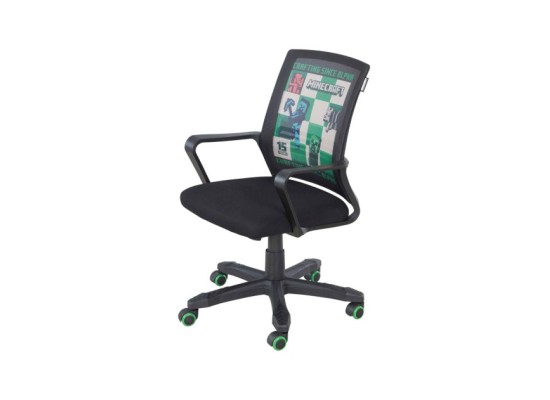 Gamingstuhl, stufenlos höhenverstellbar, Wippmechanik MINECRAFT