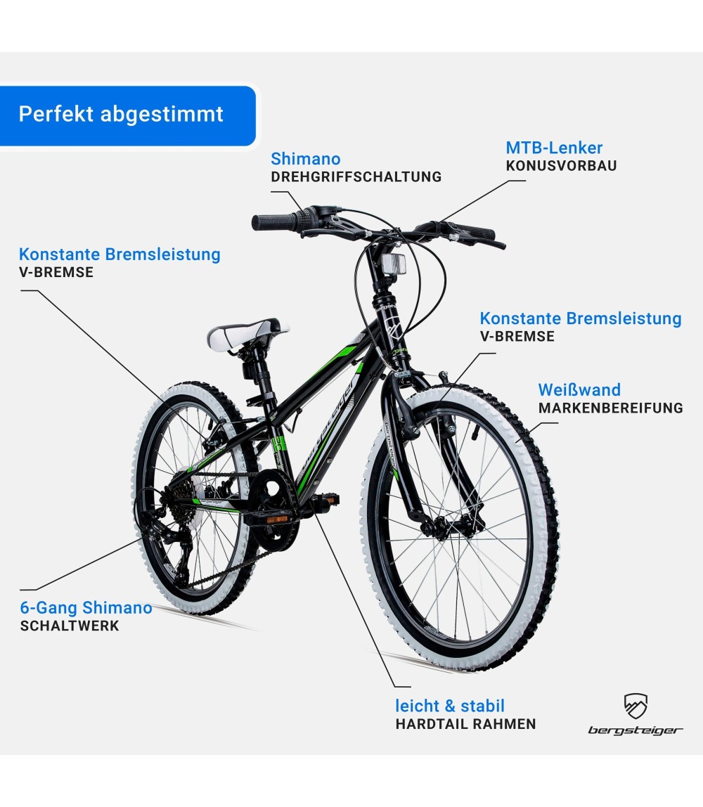 Mountainbike Kansas 20 Zoll / 24 Zoll