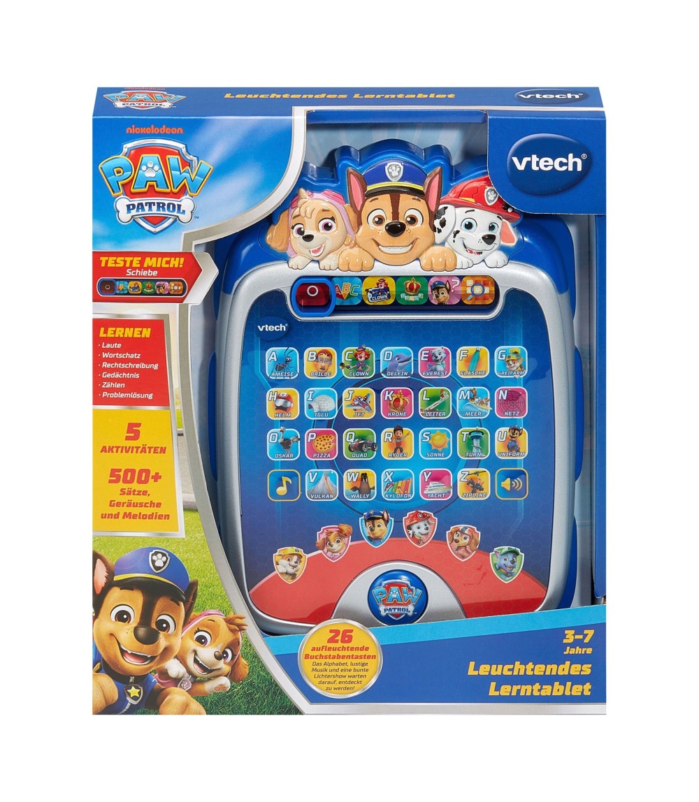 Leuchtendes Lerntablet