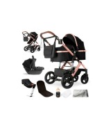 Kinderwagen Nizza + Babyschale + Isofix-Station