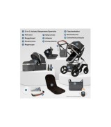 Kinderwagen Nizza + Babyschale