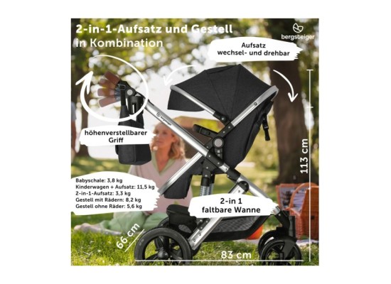 Kinderwagen Nizza + Babyschale