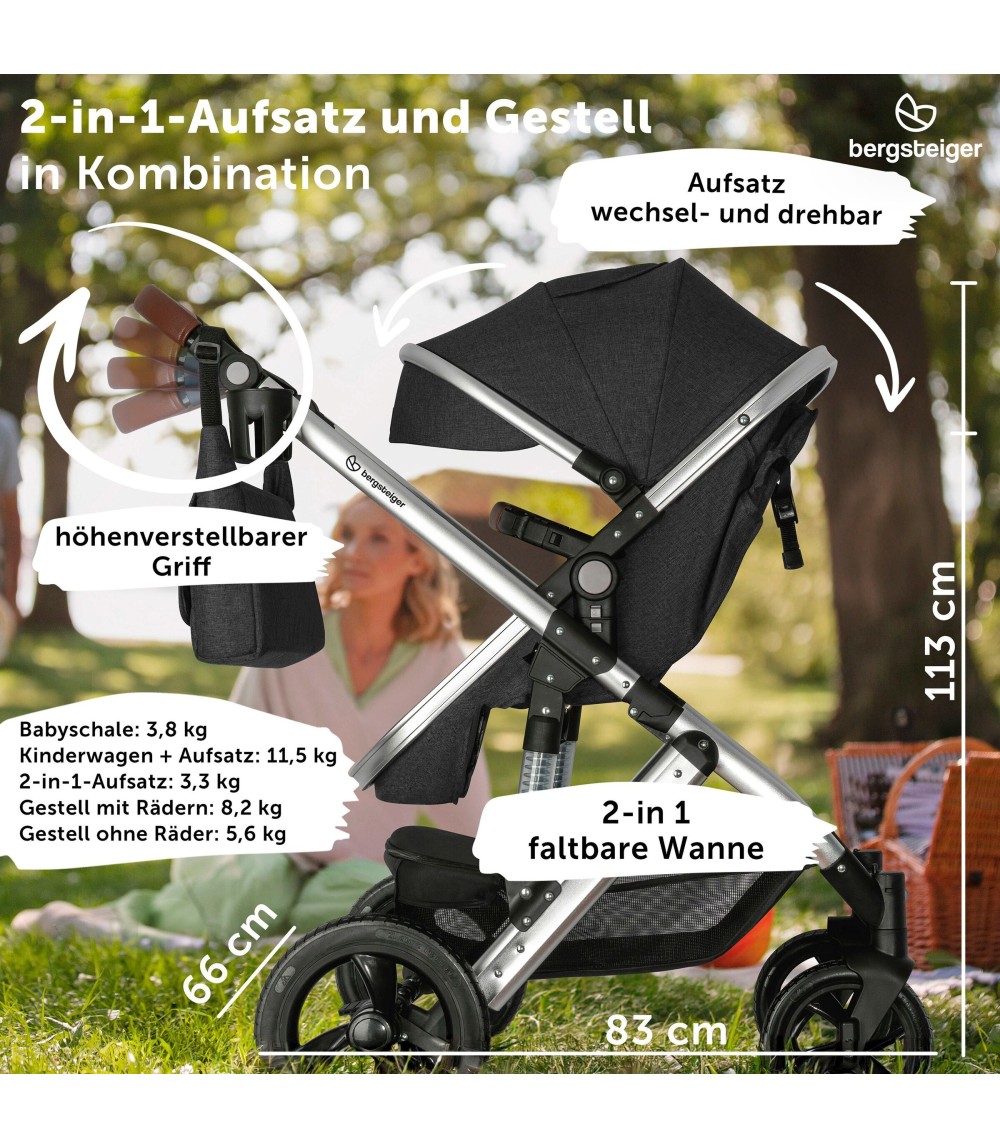 Kinderwagen Nizza + Babyschale