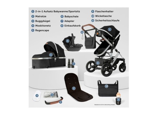 Kinderwagen Nizza + Babyschale