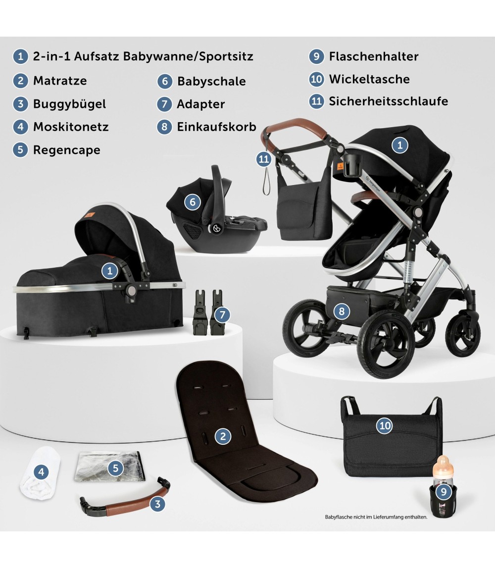 Kinderwagen Nizza + Babyschale
