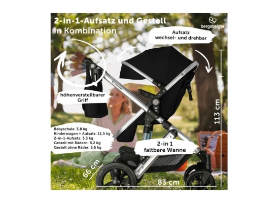 Kinderwagen Nizza + Babyschale