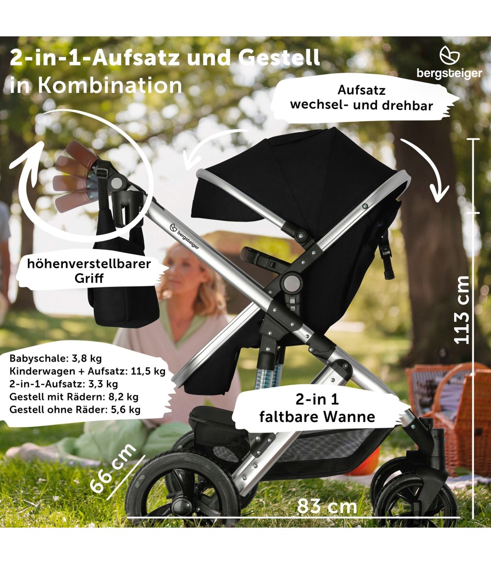 Kinderwagen Nizza + Babyschale