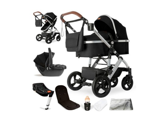 Kinderwagen Nizza + Babyschale + Isofix-Station