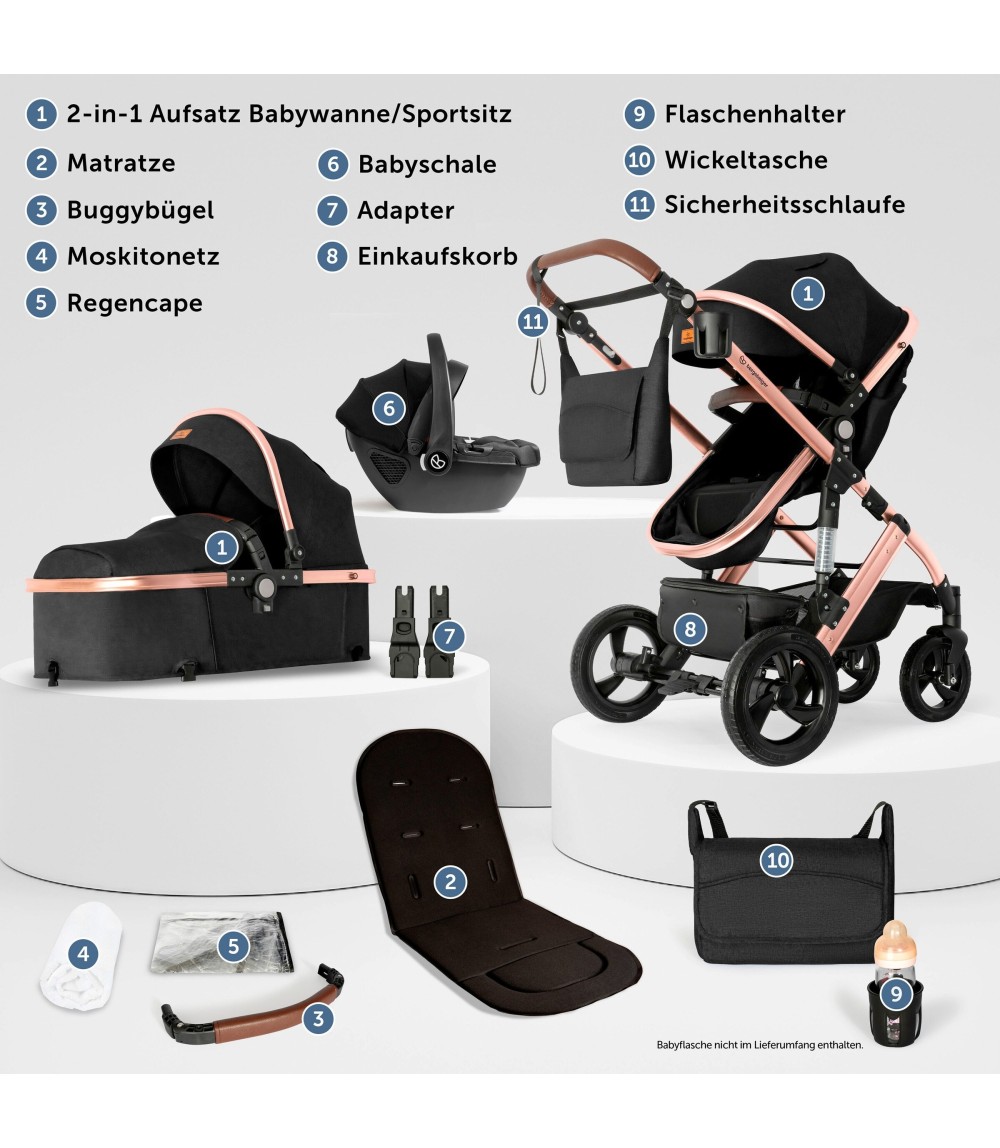 Kinderwagen Nizza + Babyschale