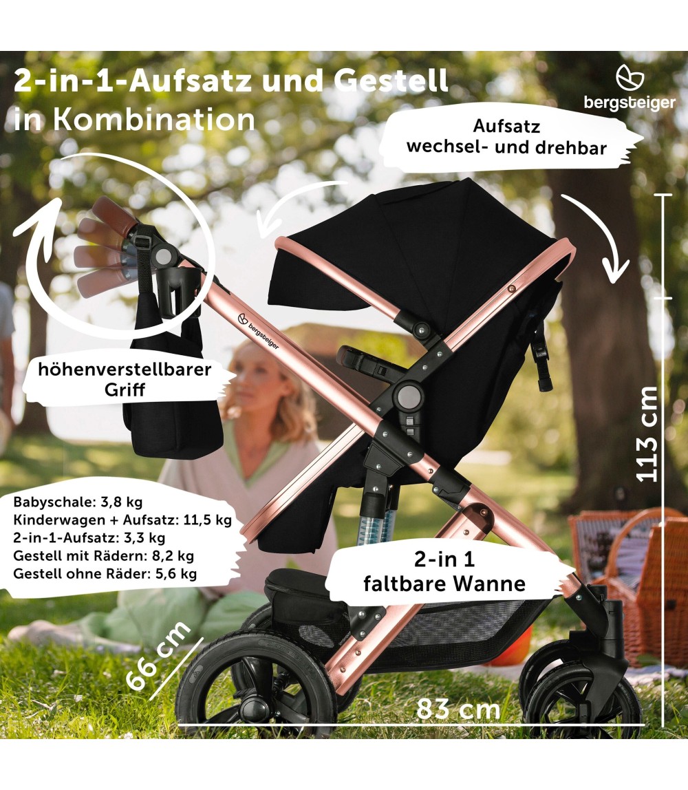 Kinderwagen Nizza + Babyschale