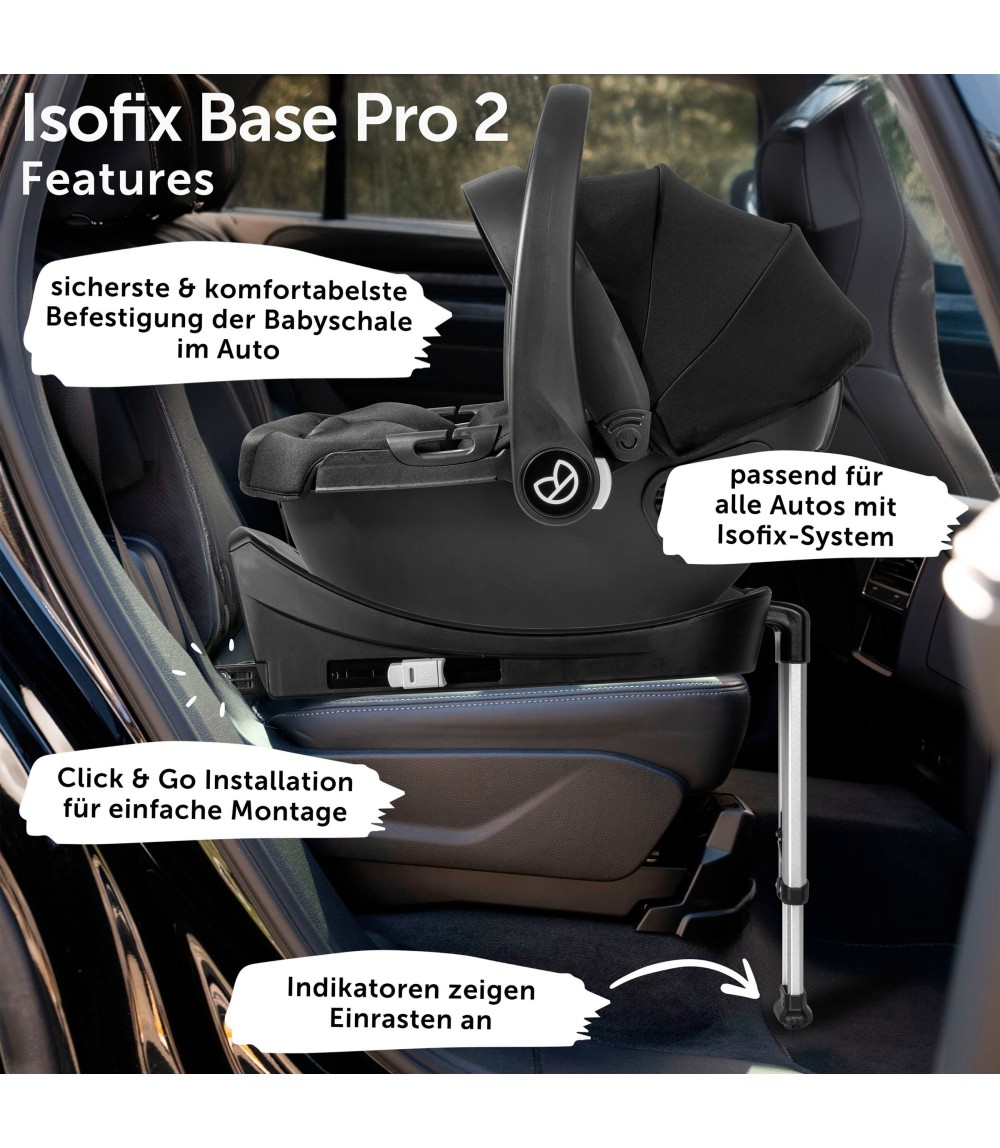 Kinderwagen Nizza + Babyschale + Isofix-Station