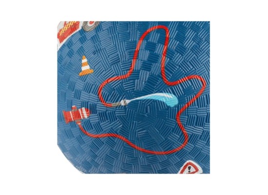 Kautschukball Feuerwehr 17cm