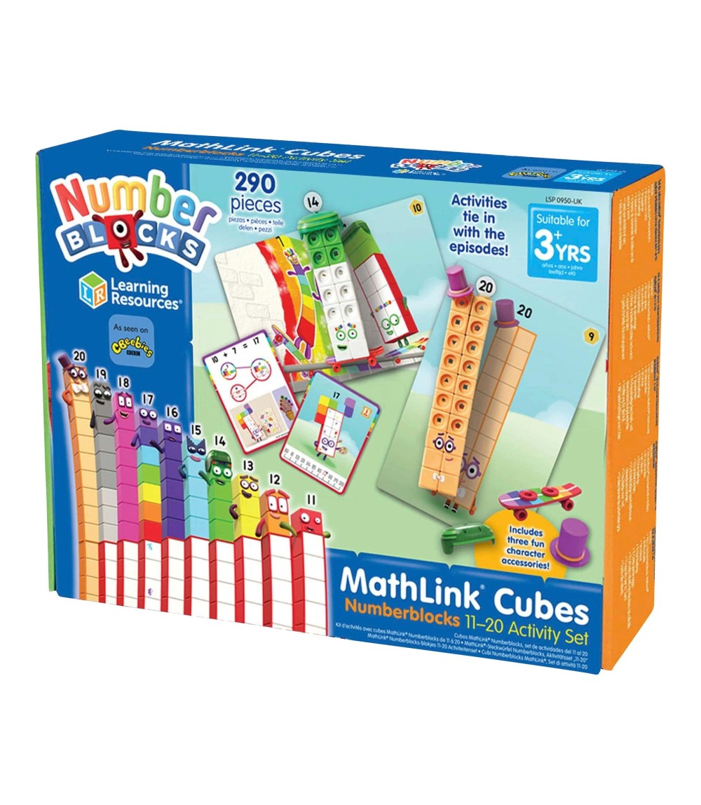Aktivitätsset MathLink-Steckwürfel Numberblocks 11-20