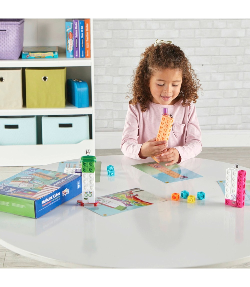 Aktivitätsset MathLink-Steckwürfel Numberblocks 11-20
