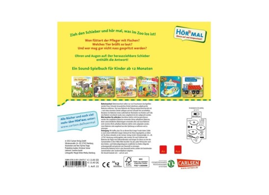 Soundbuch Mein erstes Hör mal - Im Zoo