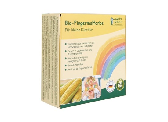Bio-Fingermalfarbe 4 Farben