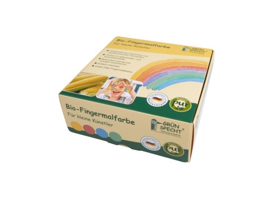 Bio-Fingermalfarbe 4 Farben