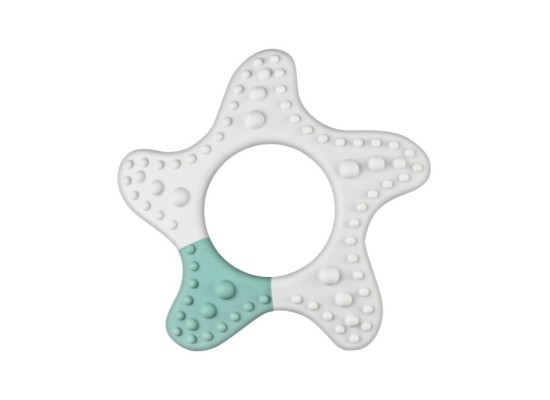 Beißring Stern aus Silikon