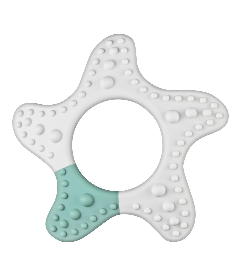 Beißring Stern aus Silikon