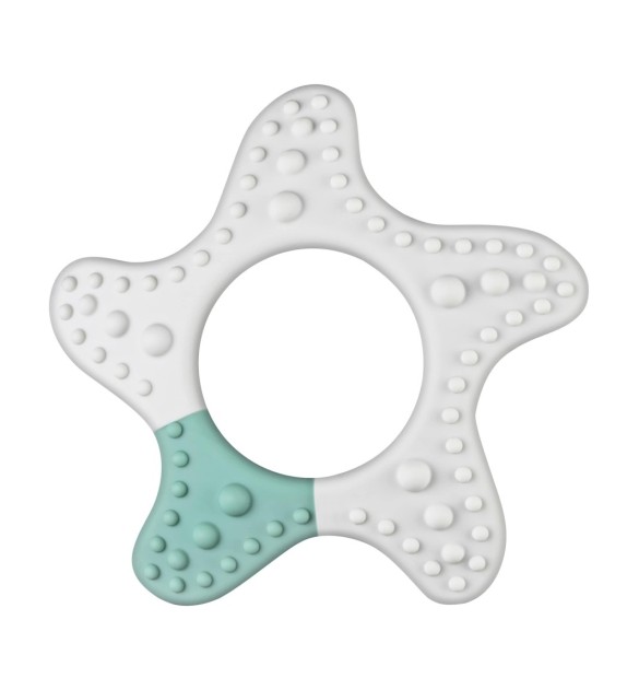 Beißring Stern aus Silikon