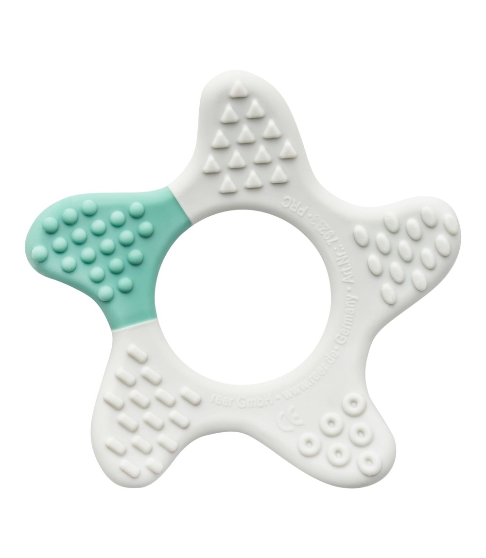 Beißring Stern aus Silikon