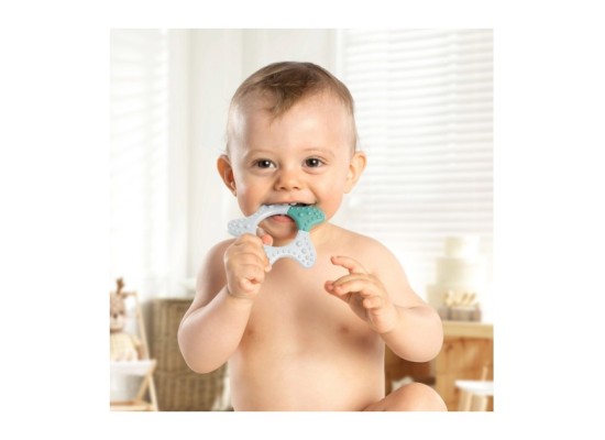 Beißring Stern aus Silikon