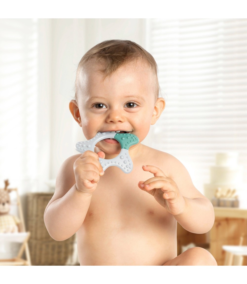 Beißring Stern aus Silikon