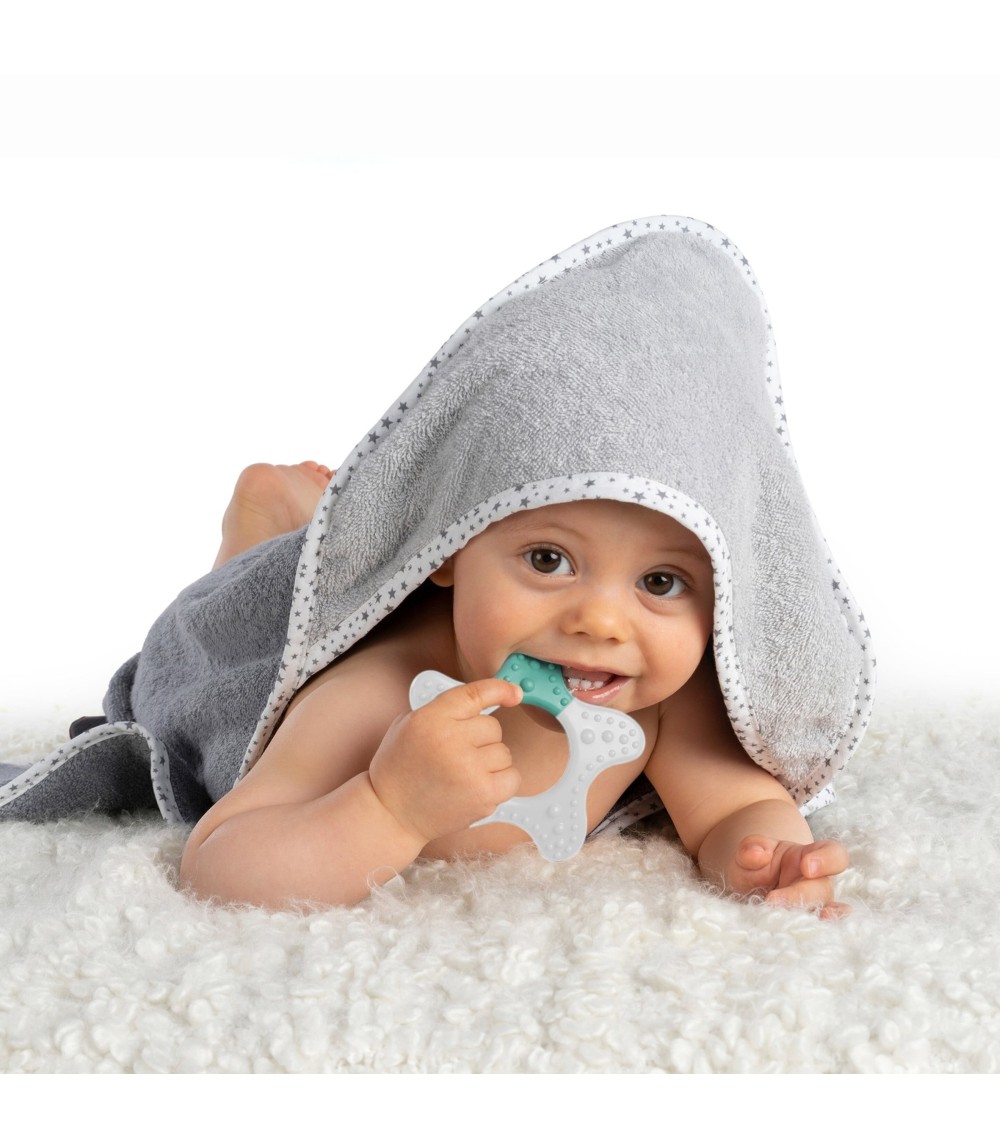 Beißring Stern aus Silikon