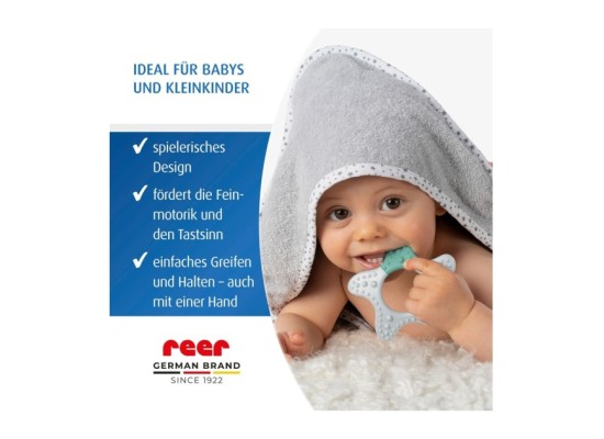 Beißring Stern aus Silikon