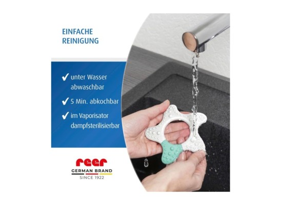 Beißring Stern aus Silikon