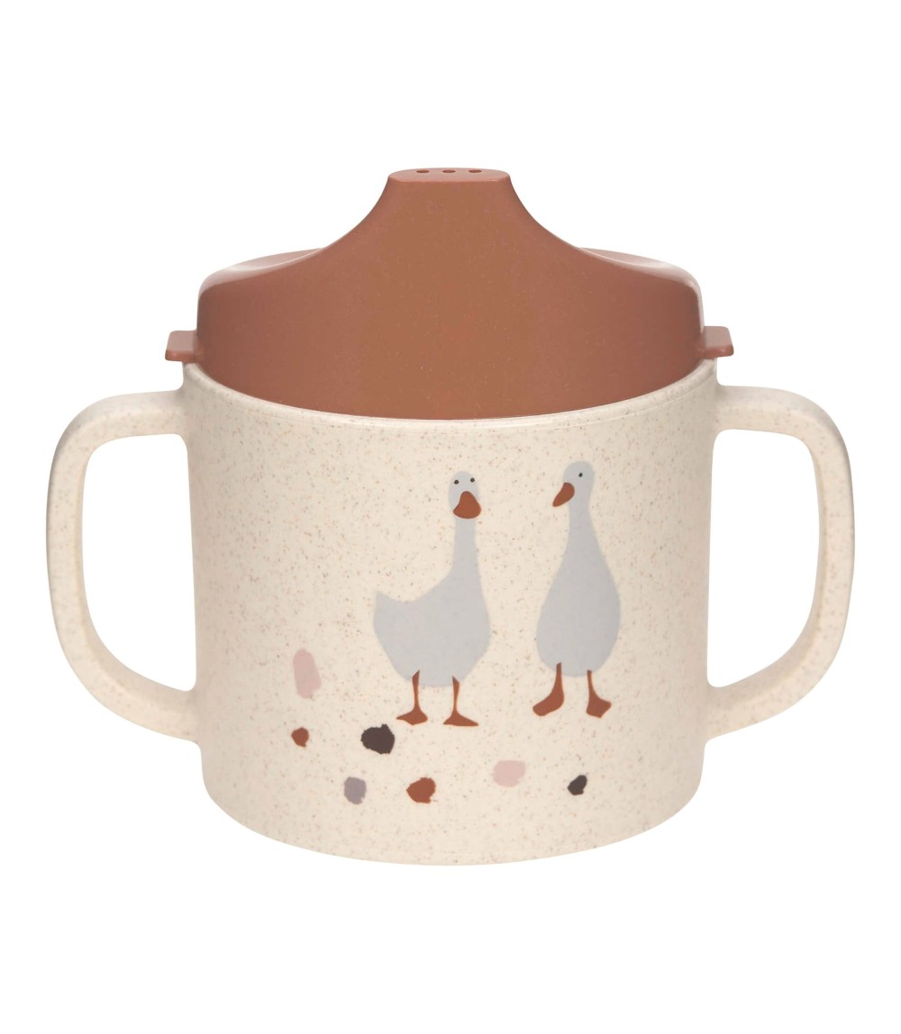 Trinklernbecher mit Henkel mit Zellulose