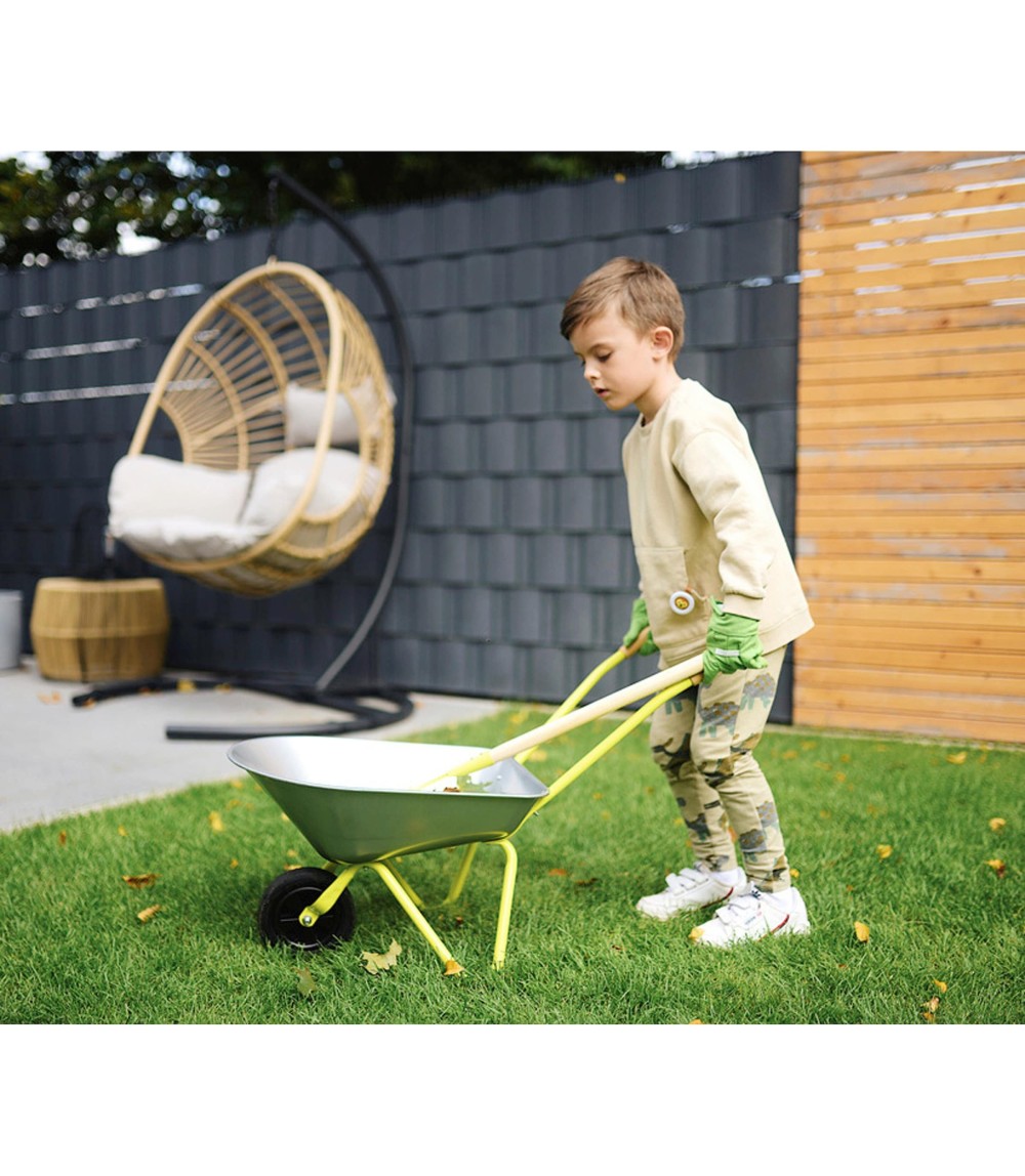 Gartenwerkzeug-Set mit Schubkarre
