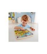 Magnetspiel Baufahrzeuge-Labyrinth