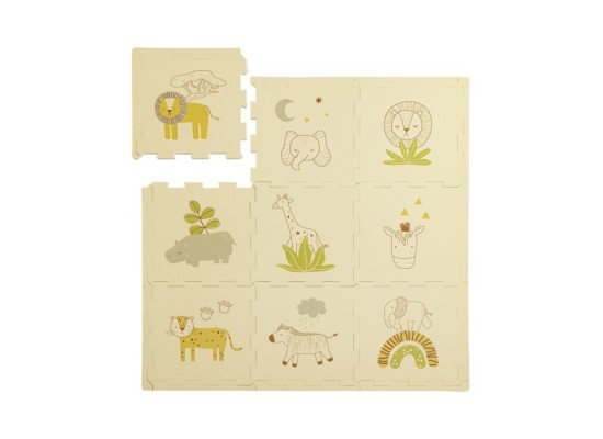 Puzzlematte Safari Tiere