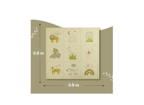 Puzzlematte Safari Tiere
