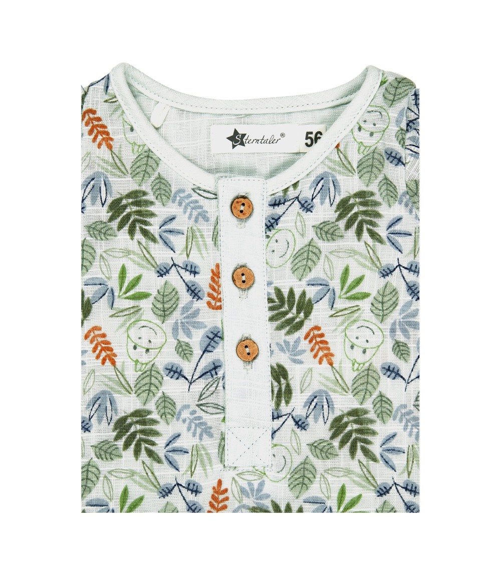 Spieler Leinenoptik Blätter