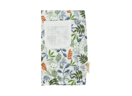 Spieler Leinenoptik Blätter