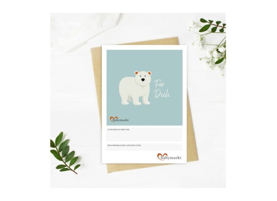 Geschenkgutschein Für Dich Eisbär
