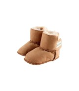 Lammfellschuhe mit Klettverschluss