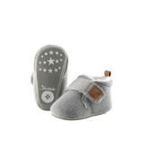 Strick-Krabbel- und Hausschuhe mit Klettverschluss