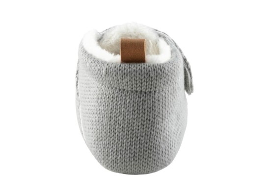 Strick-Krabbel- und Hausschuhe mit Klettverschluss