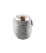 Strick-Krabbel- und Hausschuhe mit Klettverschluss