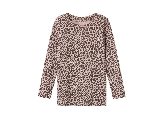 Shirt langarm Leoprint