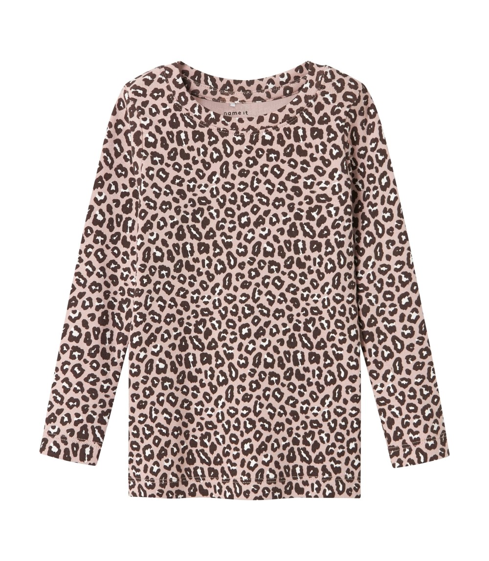 Shirt langarm Leoprint