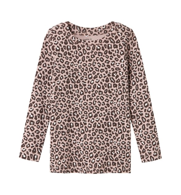 Shirt langarm Leoprint