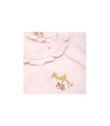 2er-Pack Bodys langarm Rüschenkragen Reh